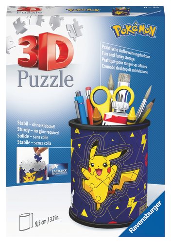 Pussel 3D, pennställ Pokémon, 54 bitar