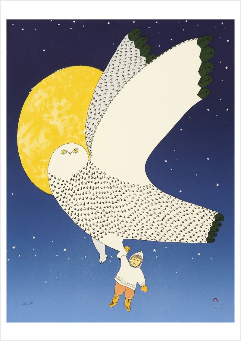 Ningiukulu Teevee: The Owl and the Boy Notecard