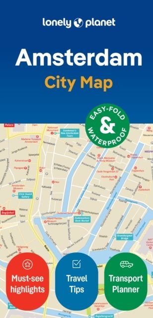 Lonely Planet Amsterdam City Map