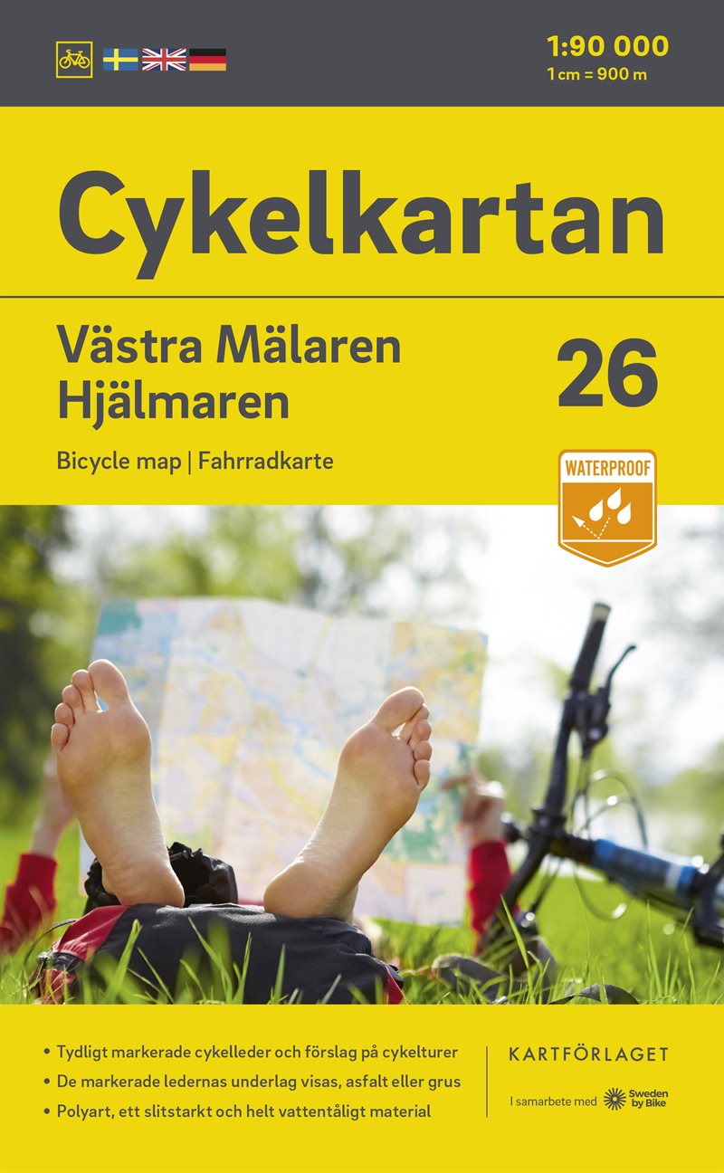 Cykelkartan Blad 26 V:a Mälaren/Hjälmaren 2023-2025