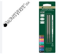 Monteverde Soft Ballpoint Refill (to fit Montblanc), Medium Point, Blue