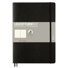 Anteckningsbok Leuchtturm1917 B5 Soft Olinjerad Black