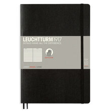 Anteckningsbok Leuchtturm1917 B5 Soft Linjerad Black