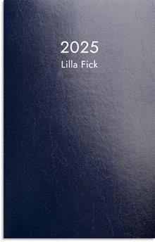 Kalender 2025 Lilla Fick blå kartong